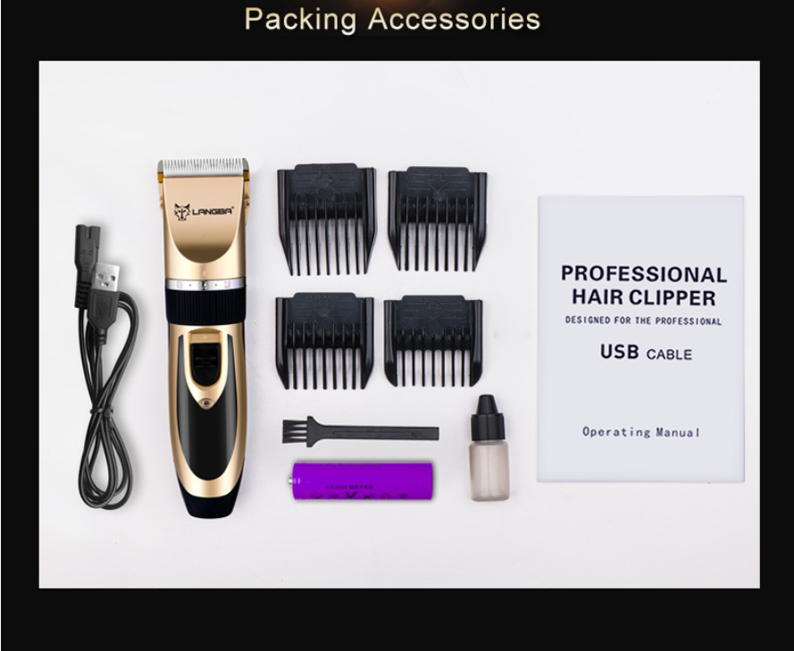 D88 Akumulátorový zastřihovač pro domácí mazlíčky