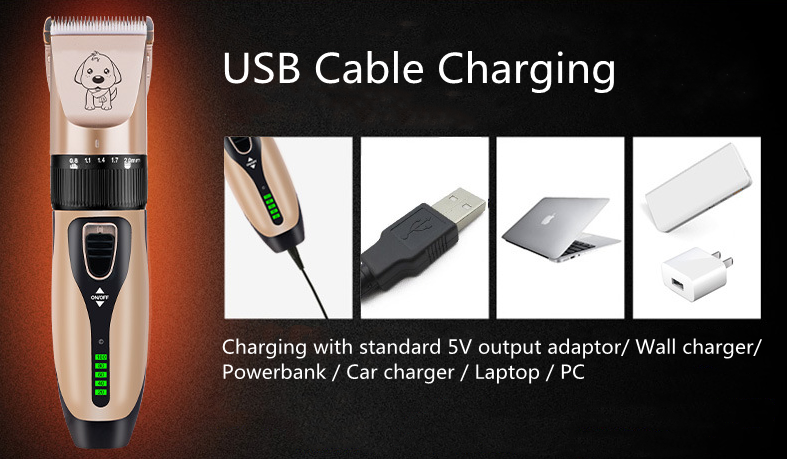 C28 usb bezdrátový střihač domácích zvířat